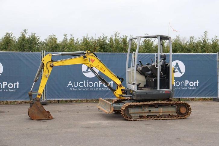 Veiling: Minigraver Wacker Neuson EZ26 Diesel 16kW 2019, Zakelijke goederen, Machines en Bouw | Kranen en Graafmachines, Ophalen