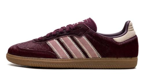 Samba OG WMNS Maroon Sand Strata Pony - Maat 38 2/3 EU, Kleding | Heren, Schoenen, Ophalen of Verzenden