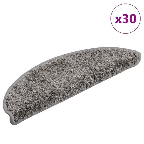 vidaXL Trapmatten 30 st 56x17x3 cm grijs, Doe-het-zelf en Bouw, Ladders en Trappen, Nieuw, Verzenden