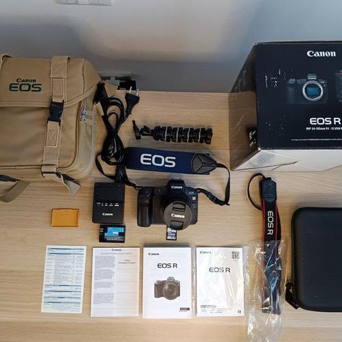 Canon EOS R + RF24-50 + treppiedi + borsa Canon EOS +, Audio, Tv en Foto, Fotocamera's Digitaal