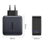 100W Stekkerlader en Oplaadkabel - Quad Port PD / Quick, Telecommunicatie, Mobiele telefoons | Batterijen en Accu's, Verzenden