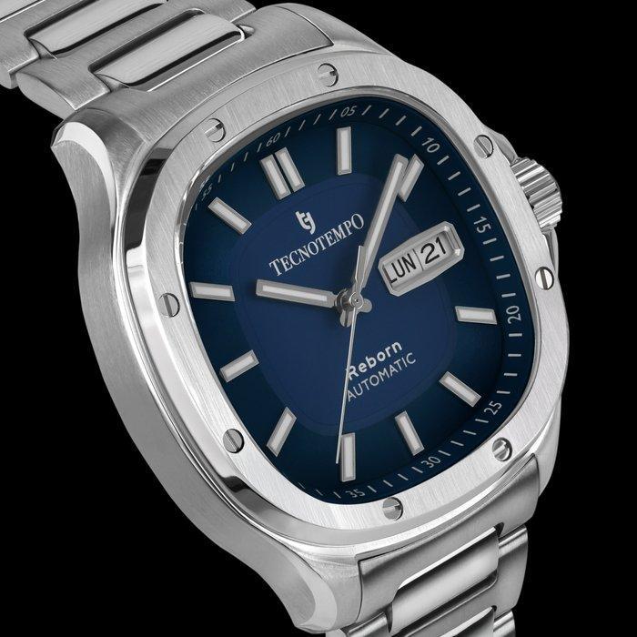 Tecnotempo - Automatic - Reborn - Blue dial - Zonder, Handtassen en Accessoires, Horloges | Heren