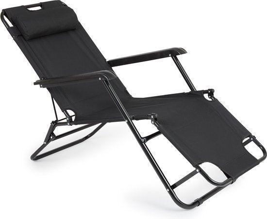 2dekans | 909 Outdoor Ligbed Stoel - Opvouwbaar - Set 2 -, Tuin en Terras, Tuinsets en Loungesets, Ophalen of Verzenden