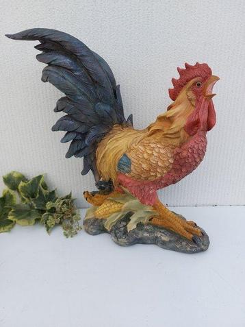 Statue, Beautiful sculpture of a rooster - 38 cm -