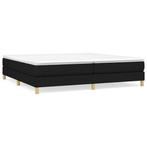 Bedframe 200x200 Stof Zwart - Tweede Kansje - Goedkoop!, Huis en Inrichting, Slaapkamer | Bedden, Verzenden, Zwart, Overige maten