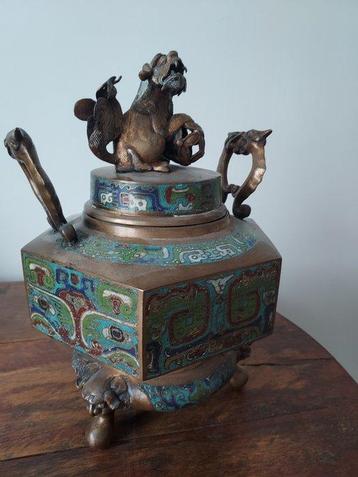 Brûle parfum japonais - Bronze - Japon - Période Meiji