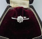 Zonder Minimumprijs - Ring - 18 karaat Witgoud Diamant