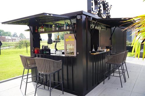 Horeca container bar met openslaande luifel | Scherpe prijs, Articles professionnels, Horeca | Mobilier & Aménagement, Enlèvement