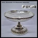 Prachtige Hollands gekeurde zilveren Fruitschaal (1925) -