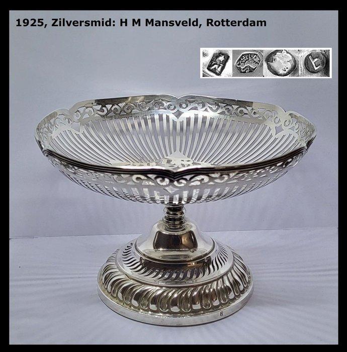 Prachtige Hollands gekeurde zilveren Fruitschaal (1925) -, Antiek en Kunst, Antiek | Zilver en Goud