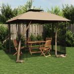 vidaXL Prieel zijwanden van gaas en dubbel dak 2,94x2,94 m, Tuin en Terras, Verzenden, Nieuw