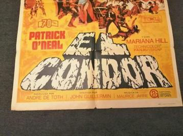 Lee Van Cleef - Jim Brown - El Condor - Original Poster of