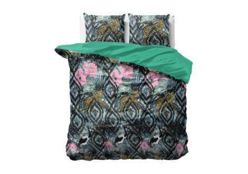 Sleeptime Velvet Botanical forest Groen, Huis en Inrichting, Slaapkamer | Beddengoed