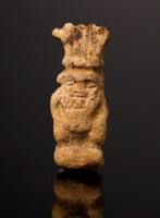 Oud-Egyptisch Faience Bes amulet - 3.6 cm