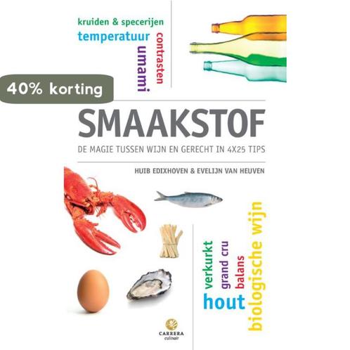 Smaakstof 9789048812875 Huib Edixhoven, Boeken, Kookboeken, Zo goed als nieuw, Verzenden