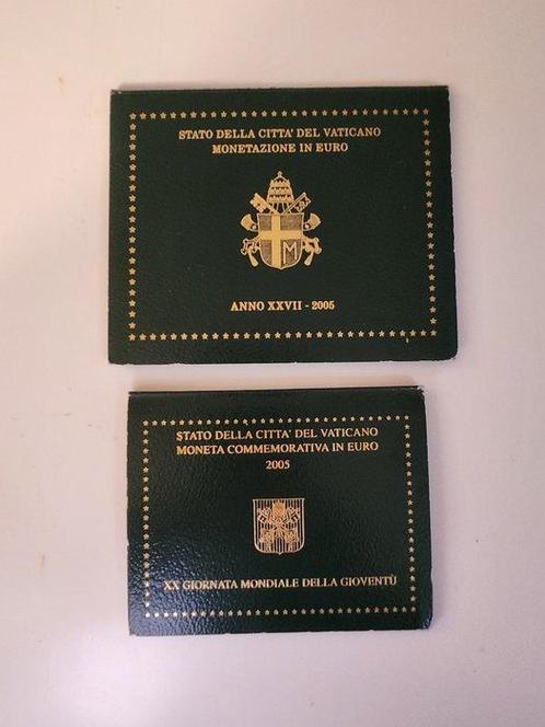 Vatican. Year Set (BU) / 2 Euro 2005 (2 items), Postzegels en Munten, Munten | Europa | Euromunten