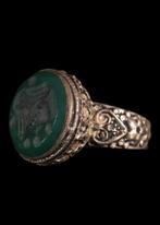 Style islamique ottoman/bedouin métal argenté Bague avec