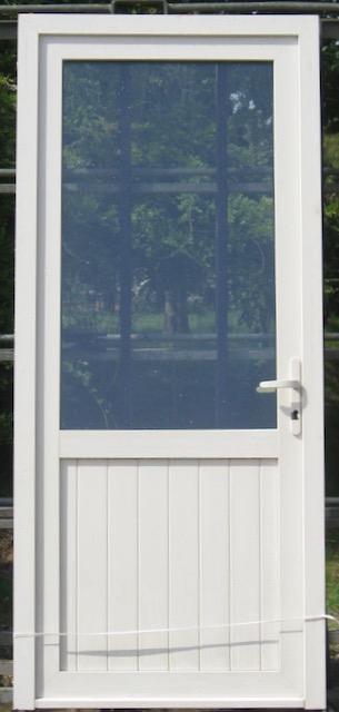 pvc buitendeur , achterdeur , deur 101 x 231 creme ral 9001, Ophalen of Verzenden, Buitendeur