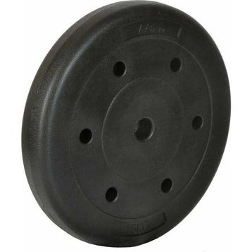 Zware Halterschijf 15 kg met Bitumen Kunststof Coating, Ophalen of Verzenden