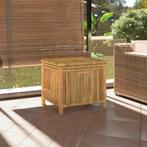 vidaXL Tuinbox 60x52x55 cm bamboe, Verzenden, Nieuw
