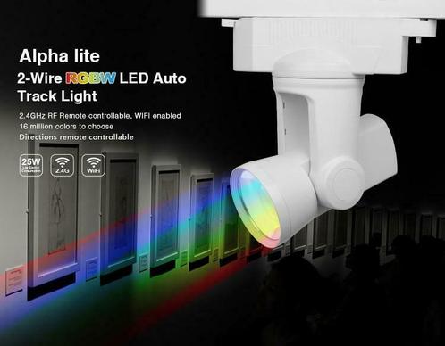 Tracklight Auto Rail - 2-Wire RGB+CW - Wit, Huis en Inrichting, Lampen | Hanglampen, Verzenden