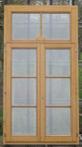 eiken houten raam , chassis , venster 108 x 203