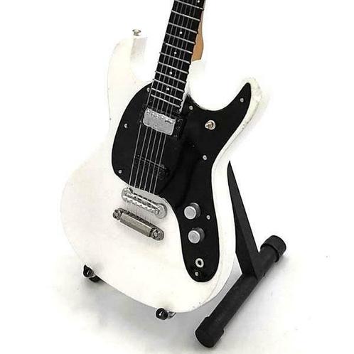 Miniatuur Mosrite Ventures II gitaar met gratis standaard, Collections, Cinéma & Télévision, Envoi