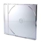 Slim Case 1 cd Transparant 10 stuks, Computers en Software, Nieuw, Verzenden