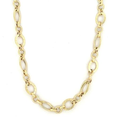 Handmade - Halsketting - Collana con greche - 9.2 g - 18, Handtassen en Accessoires, Kettingen