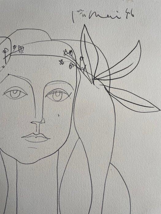 Pablo Picasso (1881-1973) - La concorde, 1er Mai, Antiquités & Art, Antiquités | Autres Antiquités