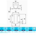 2dekans | Generic Montageplaat Neuswiel - 135 x 160 mm, Auto diversen, Ophalen of Verzenden, Nieuw