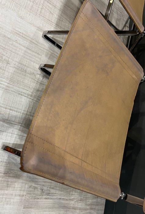 Chaise - Cuir, Chrome, Acier - Paire de chaises vintage,, Antiek en Kunst, Kunst | Designobjecten