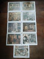 Wanddecoratie - Nederland - 9 prenten van Anton Pieck, Antiek en Kunst