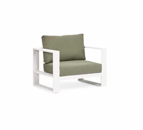 Suns Savona loungestoel groen Sunbrella |, Tuin en Terras, Tuinsets en Loungesets
