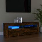 vidaXL Tv-meubel met LED-verlichting 120x35x40 cm sonoma, Huis en Inrichting, Kasten |Televisiemeubels, Nieuw, Verzenden