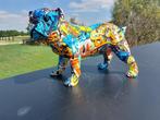 Beeld, street Art Engelse staande buldog - 27 cm - polyresin