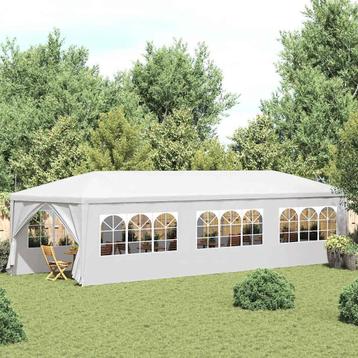 vidaXL Partytent 3x9 m wit, Verzenden