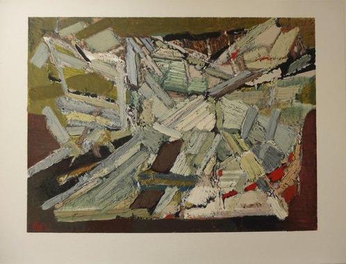 Nicolas de Staël (1914-1955) - Composition abstraite, Antiek en Kunst, Antiek | Overige Antiek