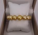 Armband Grote maat - Diep gouden South Sea parels - 13x15,5, Handtassen en Accessoires, Armbanden, Nieuw