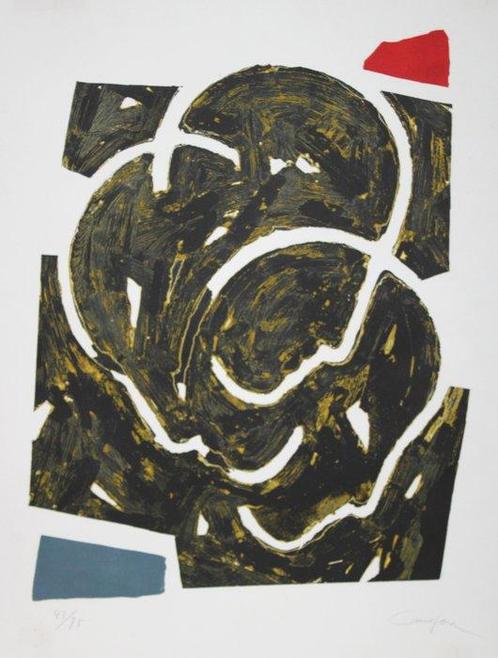 Rafael Canogar (1935) - Escena urbana, Antiek en Kunst, Antiek | Overige Antiek