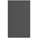 vidaXL Deurmat 90x150 cm gestreept 90x150 cm zwart en grijs, Verzenden, Nieuw