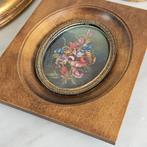 Lijst (6)- Fiori - Canvas, Hout, Koper - ovalige