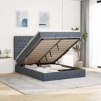 vidaXL Ottoman bed met matrassen 140x190cm fluweel, Verzenden, Nieuw