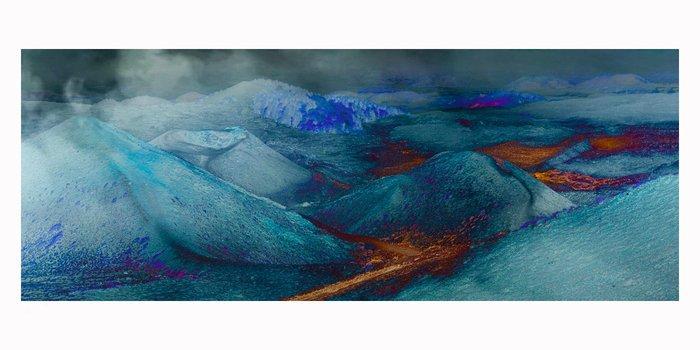 Elena Paraskeva - Mount Etna/Volcanic Ashes-XXL, Antiek en Kunst, Kunst | Designobjecten