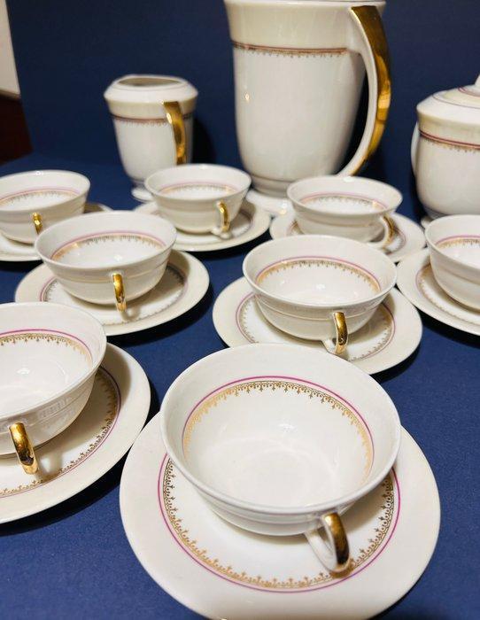 Limoges France - Koffieservies (21) - Elegant Limoges coffee, Antiek en Kunst, Curiosa en Brocante