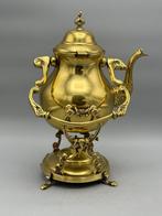 Theepot - Koper, Messing - Theepot op standaard