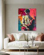 Michael Mey - The Colorfull Man - XL, Antiek en Kunst, Kunst | Schilderijen | Modern