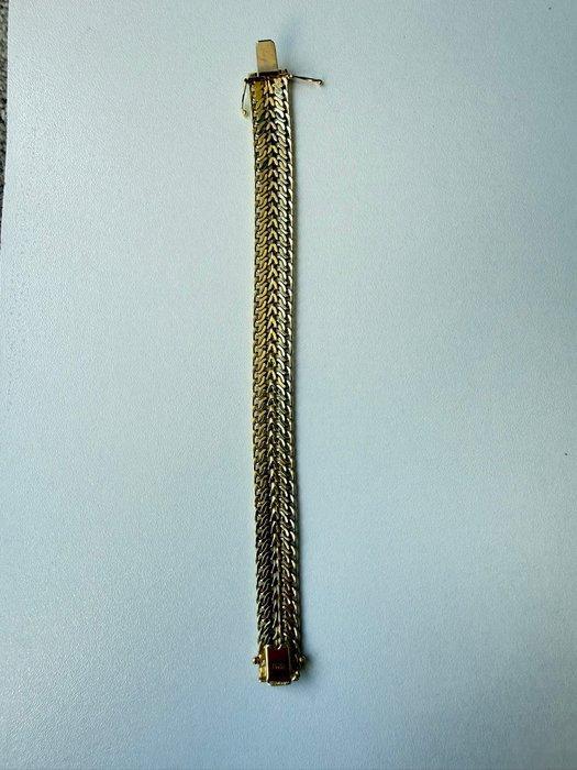 Armband - 14 karaat Geel goud - Frans gourmet armband, Handtassen en Accessoires, Armbanden