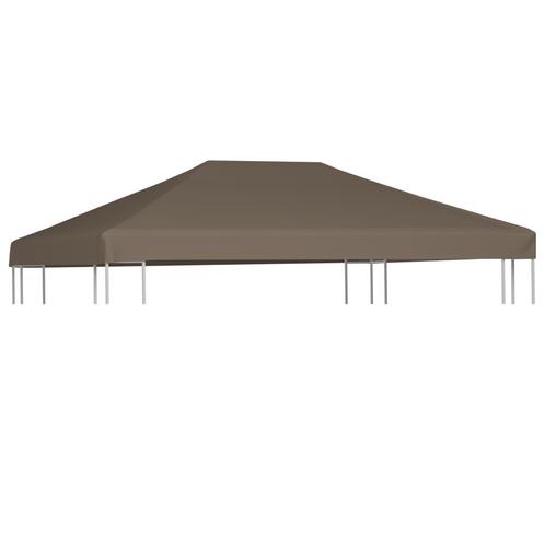 vidaXL Prieeldak 310 g/mÂ² 3x4 m taupe, Jardin & Terrasse, Tonnelles, Envoi