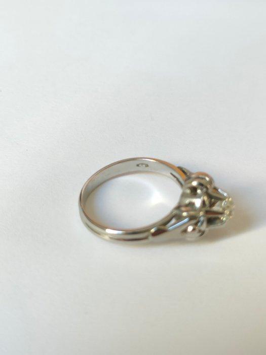 Ring Witgoud Diamant (Natuurlijk), Handtassen en Accessoires, Ringen